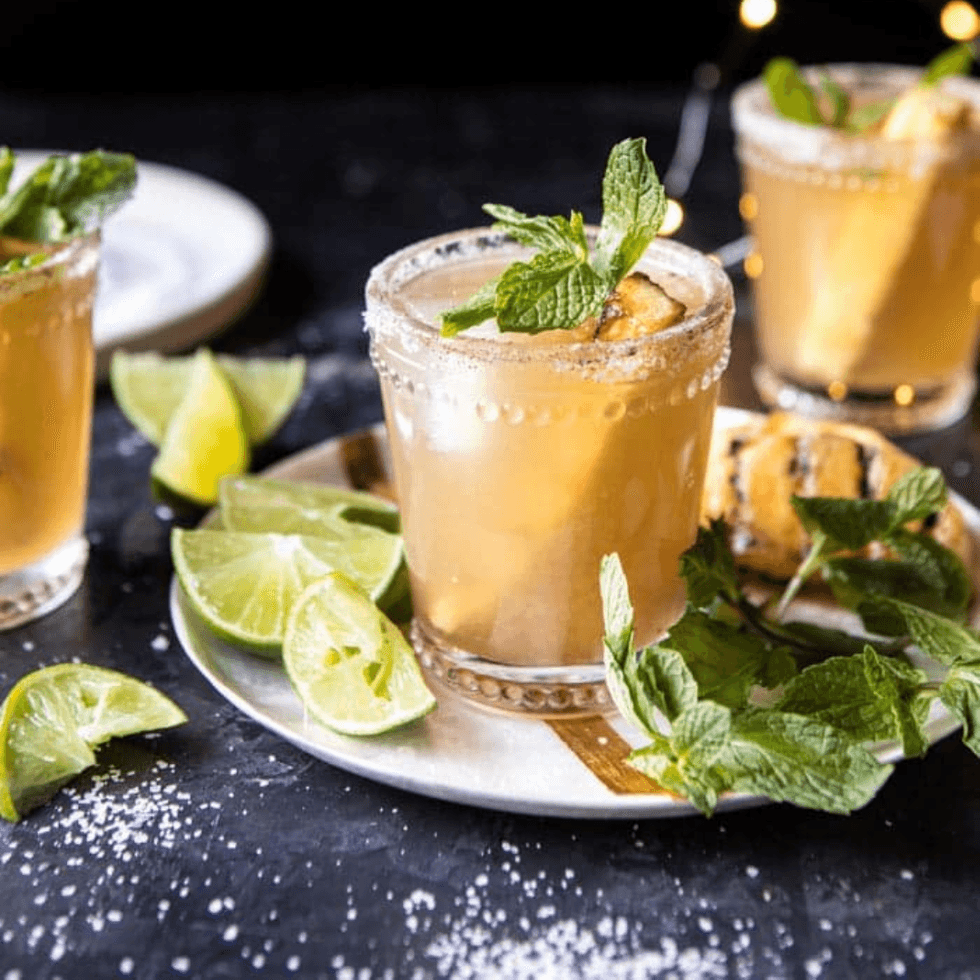 Pineapple Margarita Sparklers