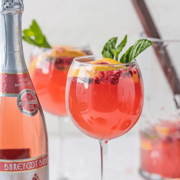 pink champagne sangria