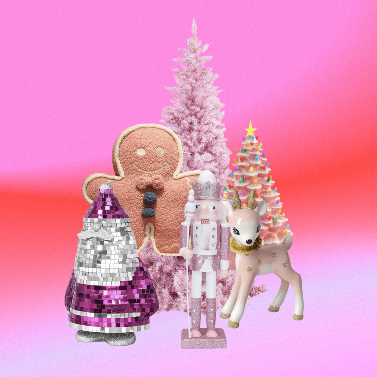 Pink Christmas Decorations