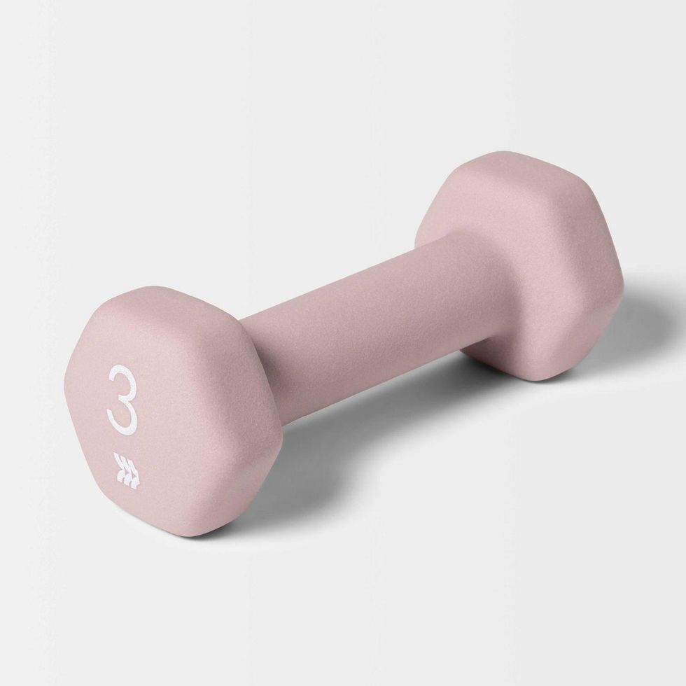 pink dumbell
