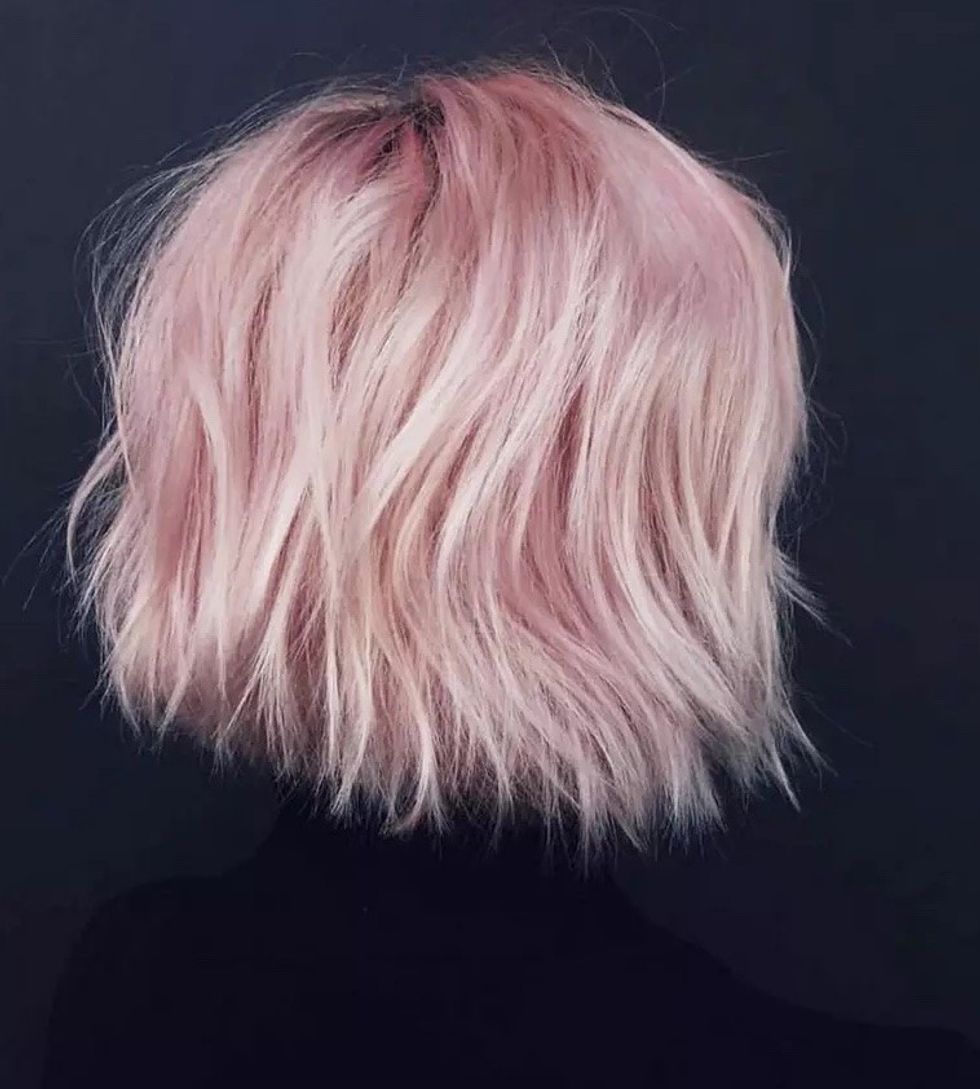 pink hair