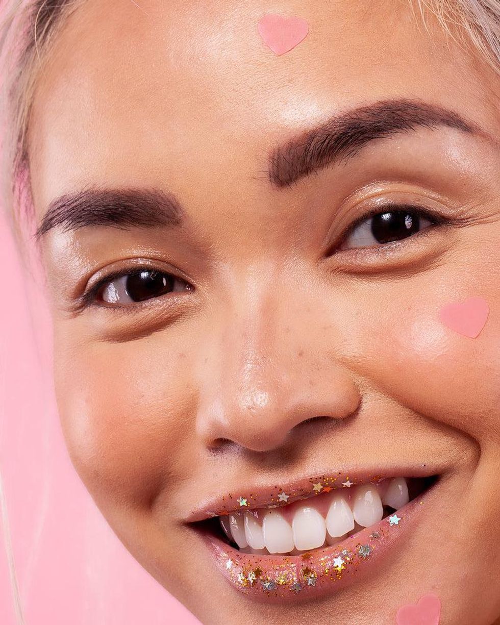 pink heart acne patches clear skin