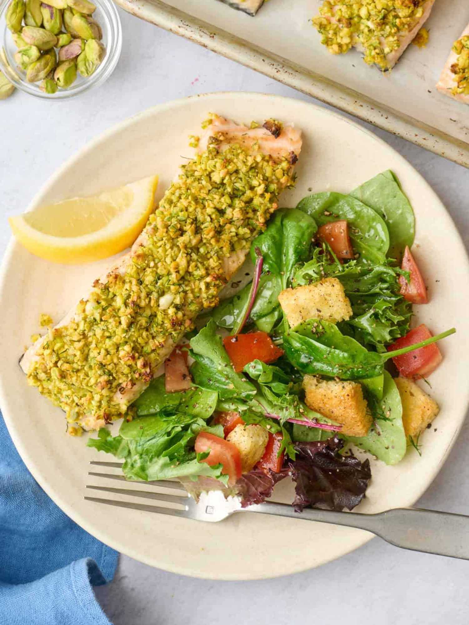 Pistachio Crusted Salmon