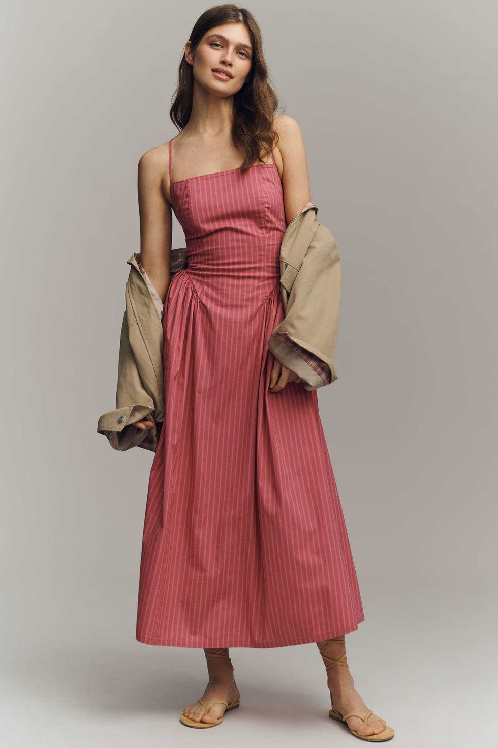 Pistola Sadee Square-Neck Maxi Dress