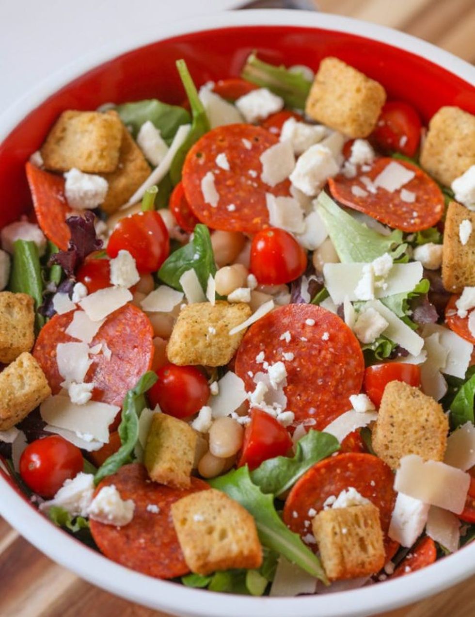pizza salad