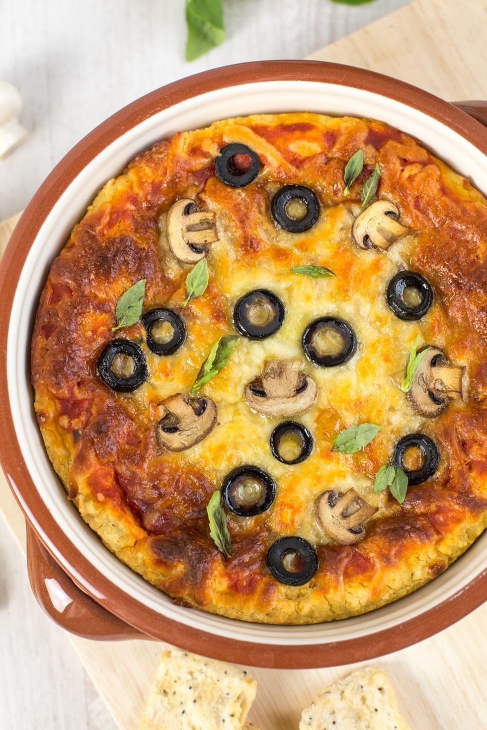 Pizza-topped hummus-6