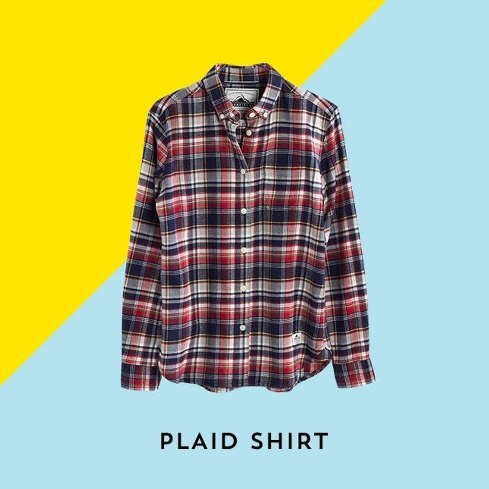 3 Ways to Dress Up a Plaid Shirt - Brit + Co