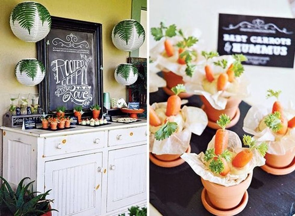 plant and herb themed party