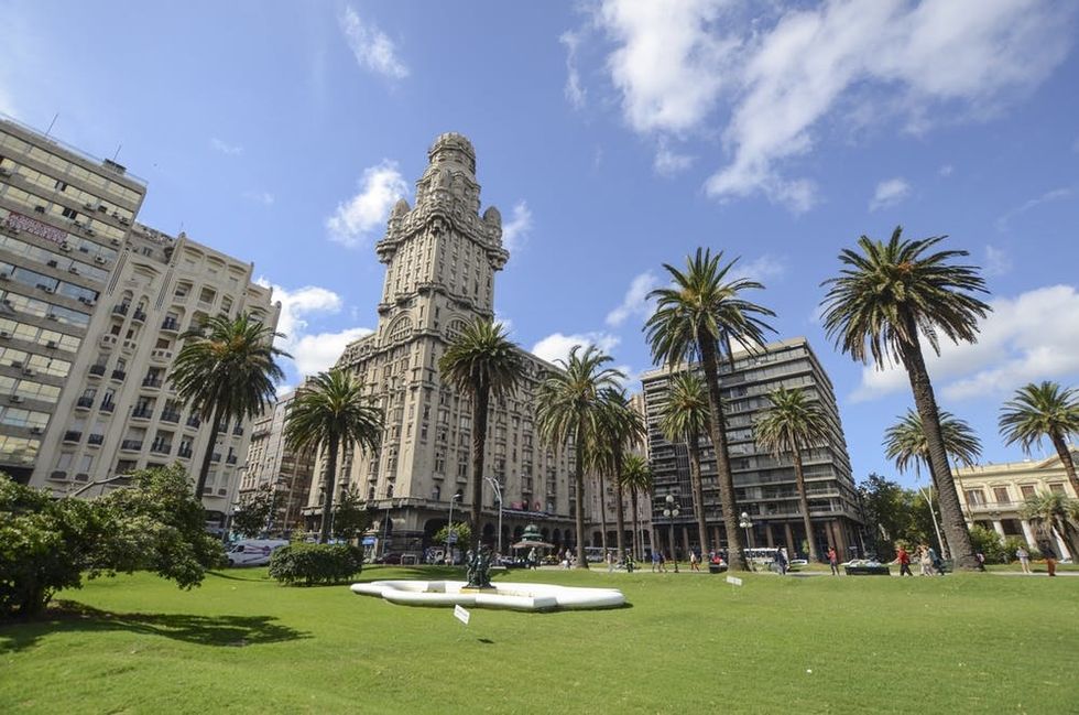 Plaza Independencia in Uruguay