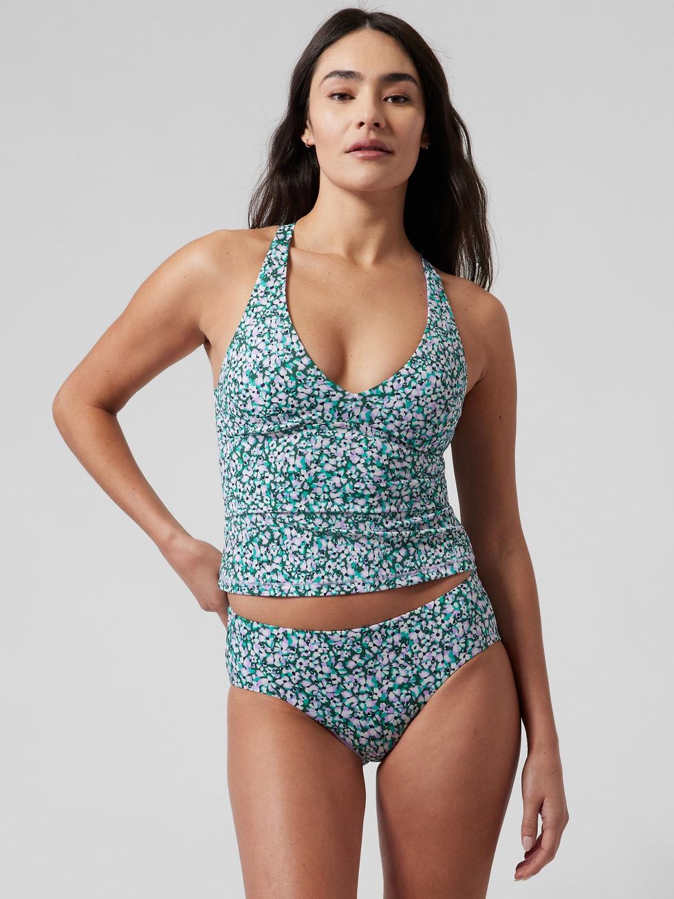 Plunge Tankini A-C full coverage swimsuits