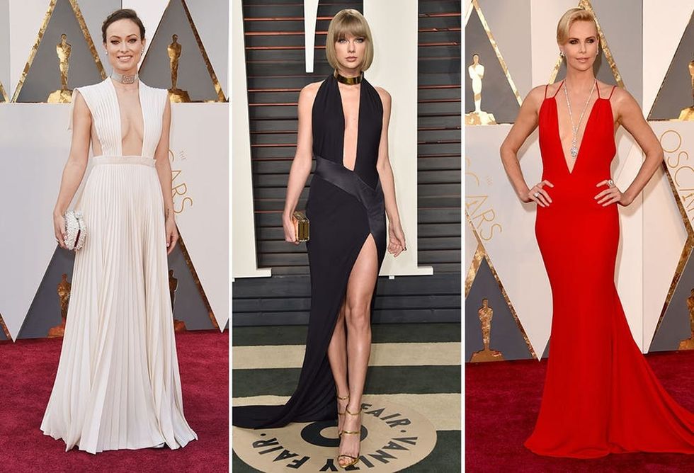 plunging-neckline-oscars