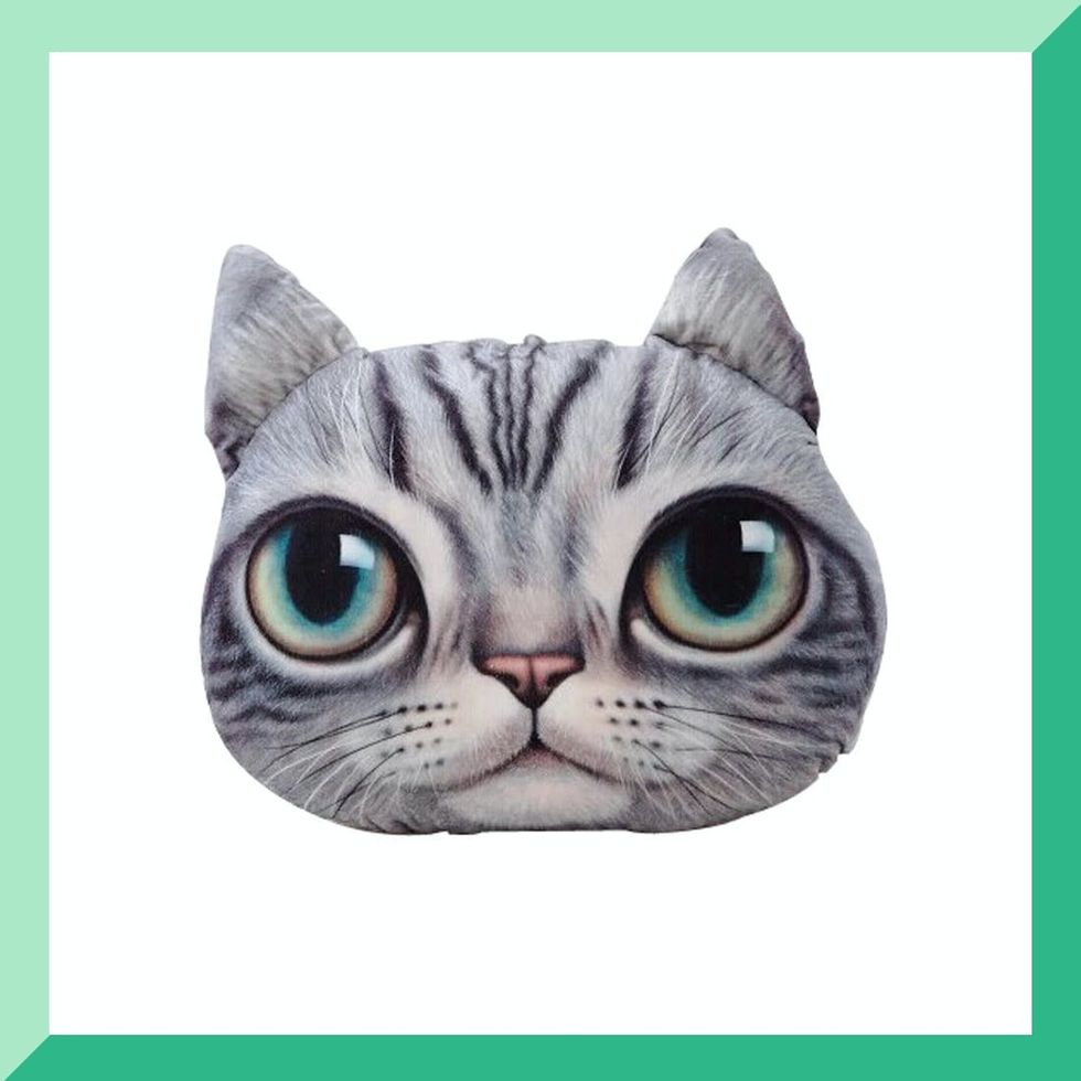 Plush Cat Pillow White Elephant Gift Idea