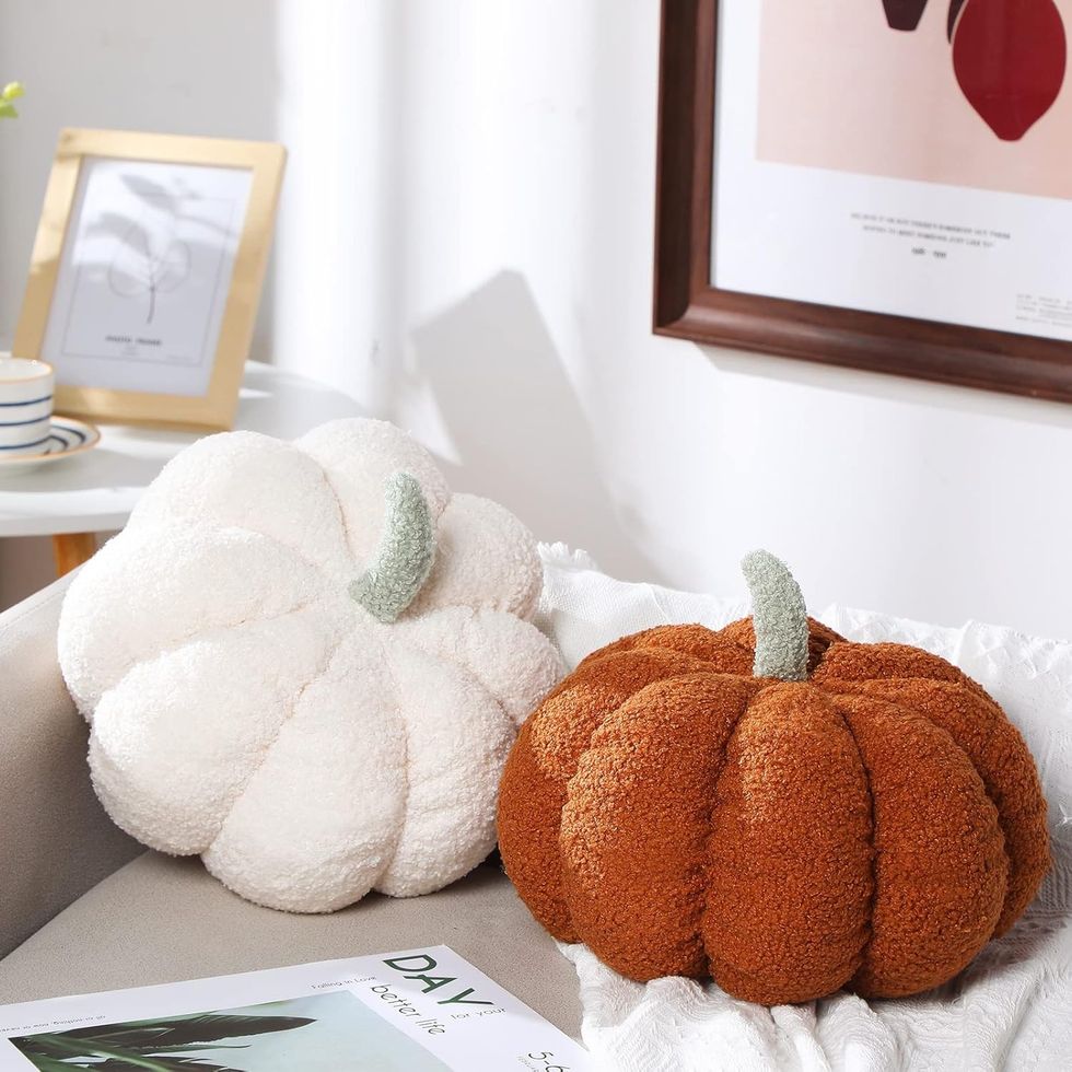 Plush Pumpkin Pillows