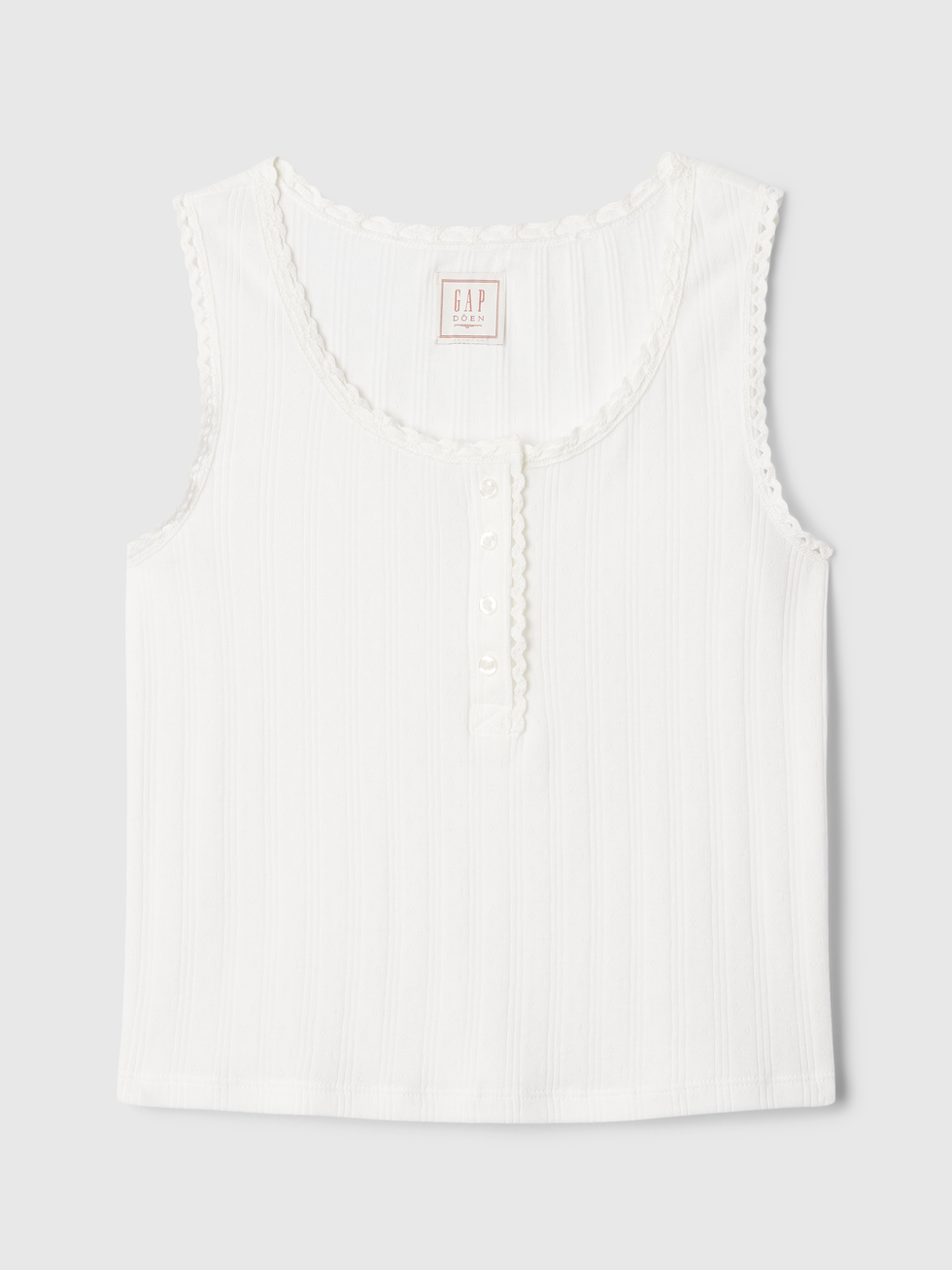 Pointelle Tank Top