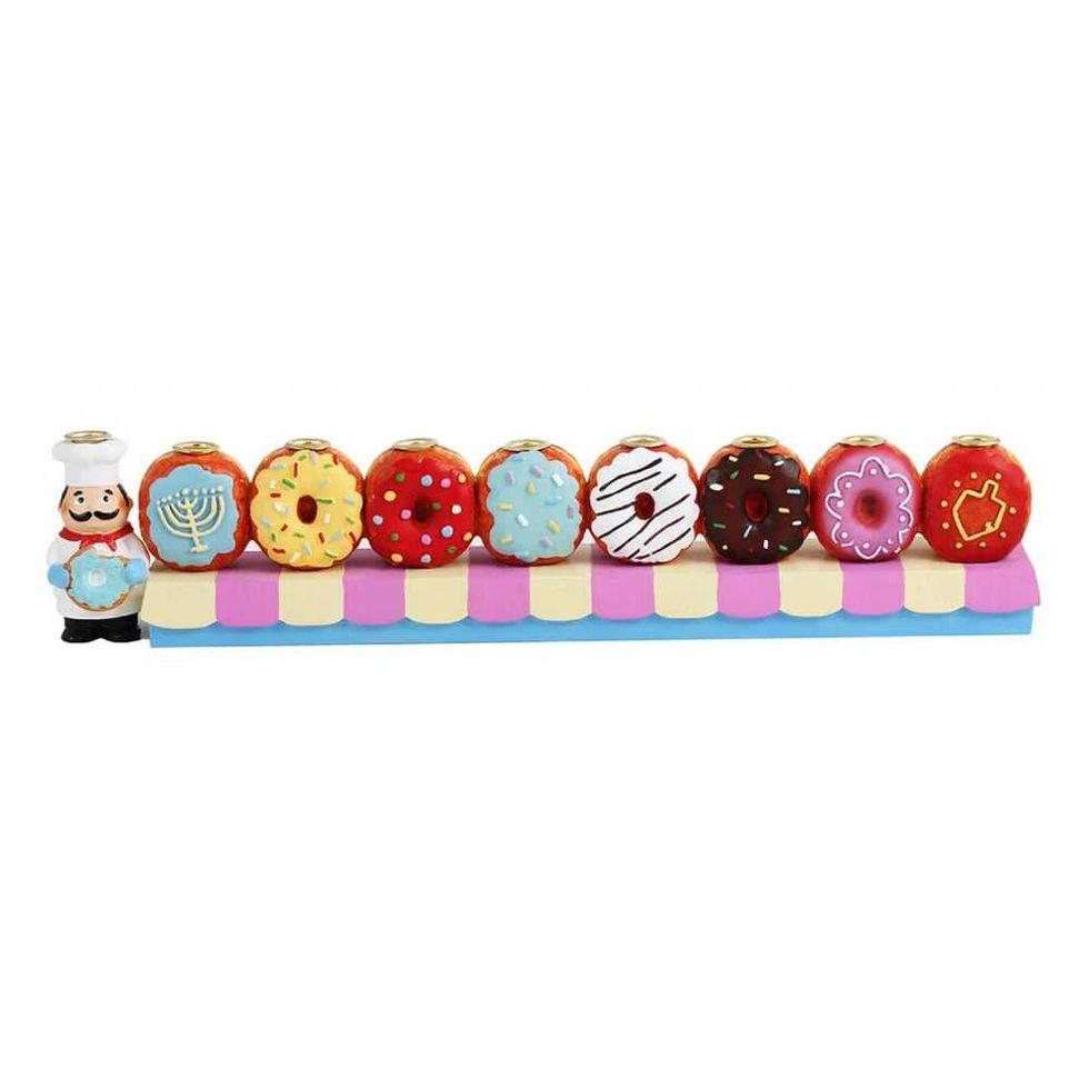 Polyresin Doughnut Menorah