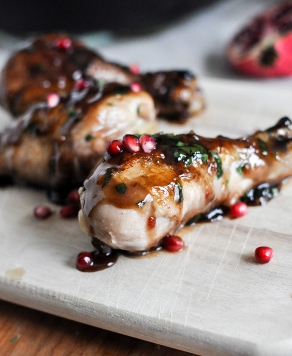 Pomegranate Chicken Wings