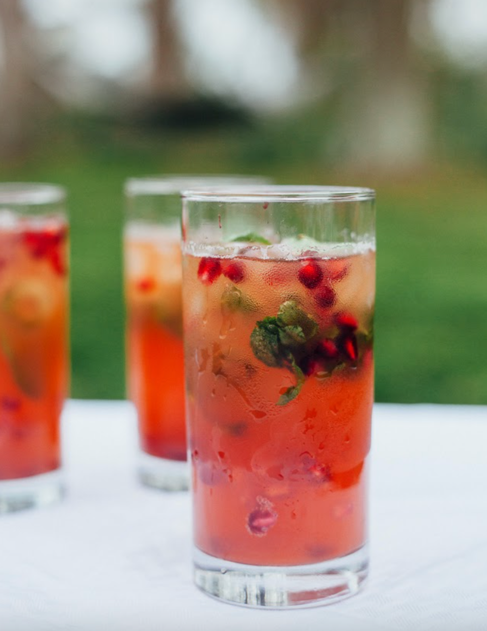 pomegranate kombucha