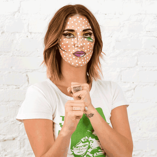 Pop Art Makeup Halloween makeup look