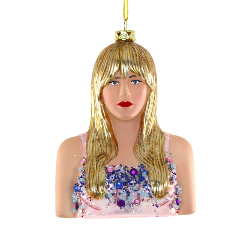 Pop Star Tour Outfit Glass Ornament