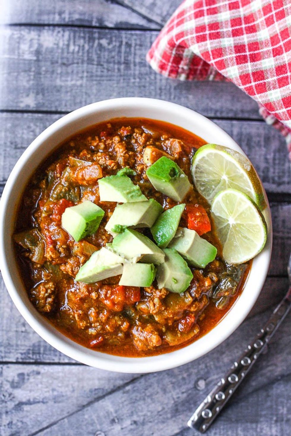 Pork Chili with Bok Choy