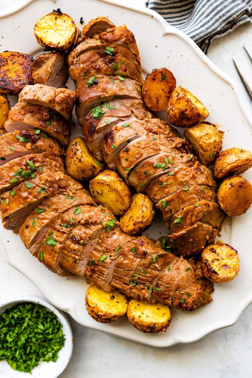 Pork Tenderloin with Potatoes