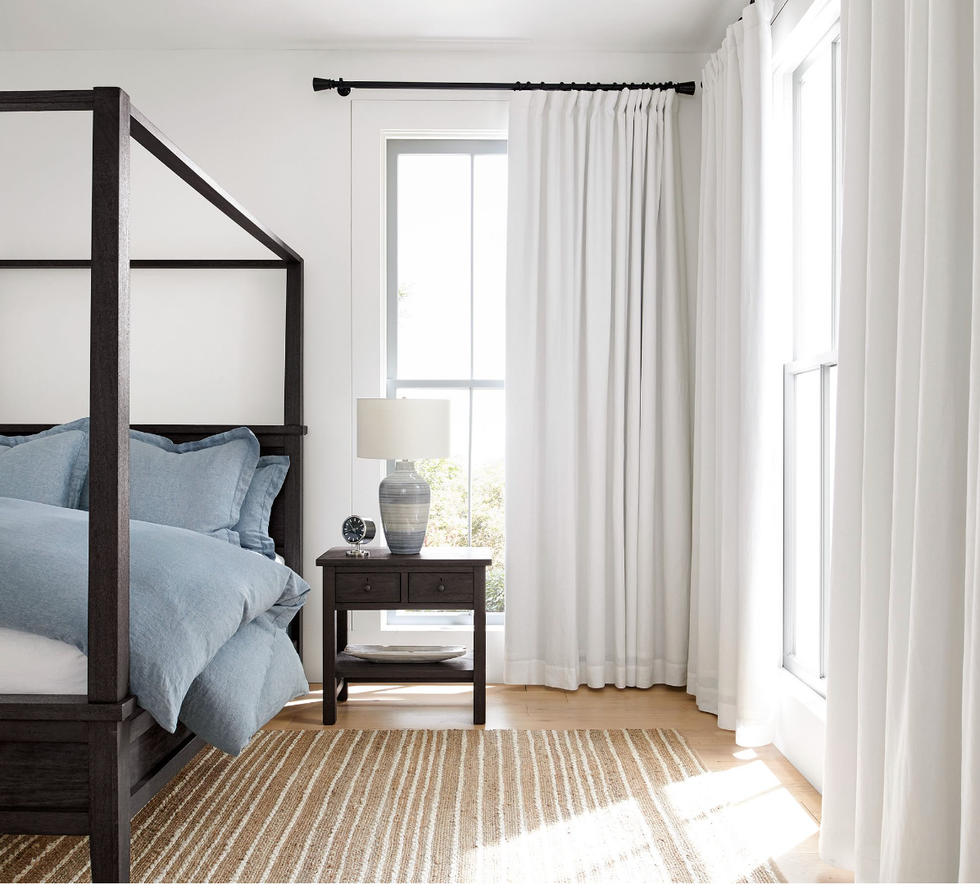 Pottery Barn Belgian Linen Flax Curtain