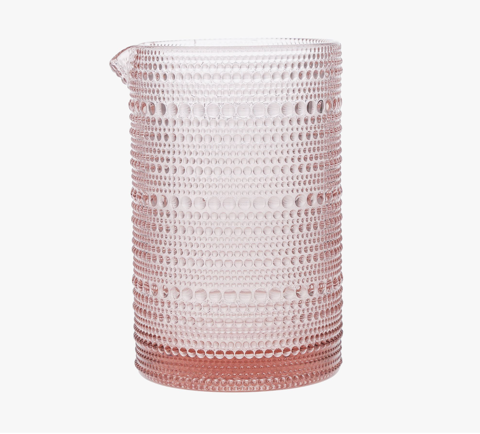 Pottery Barn Jupiter Beaded Glass Cocktail Pitcher