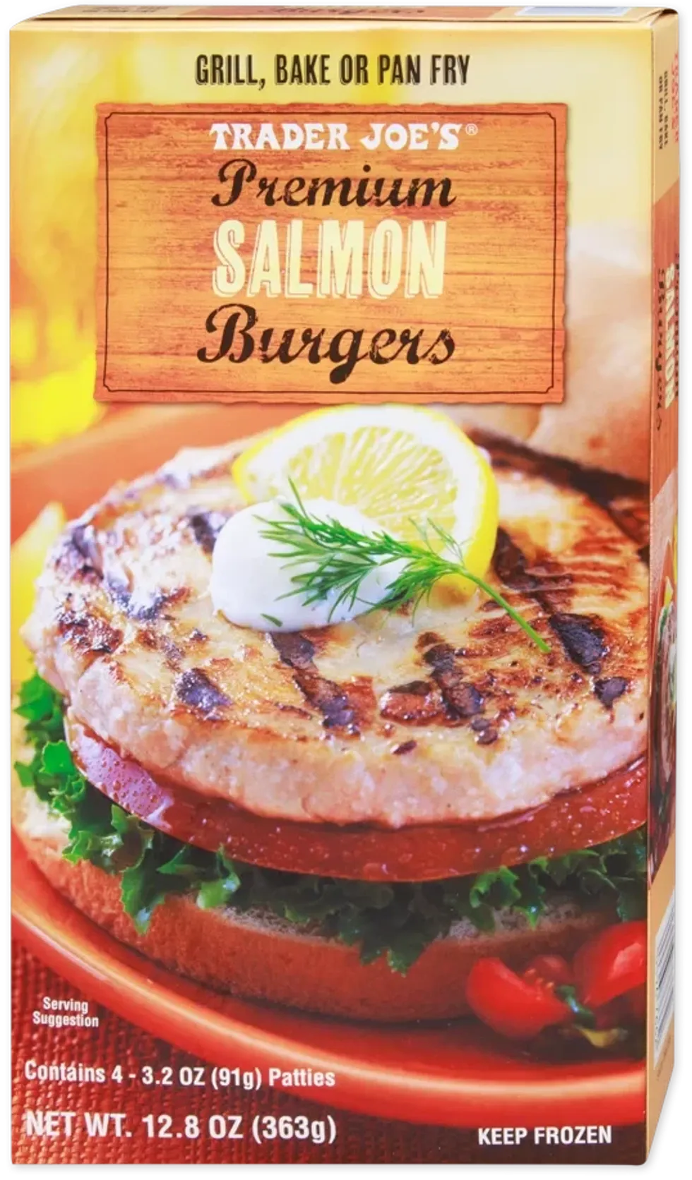 Premium Salmon Burgers