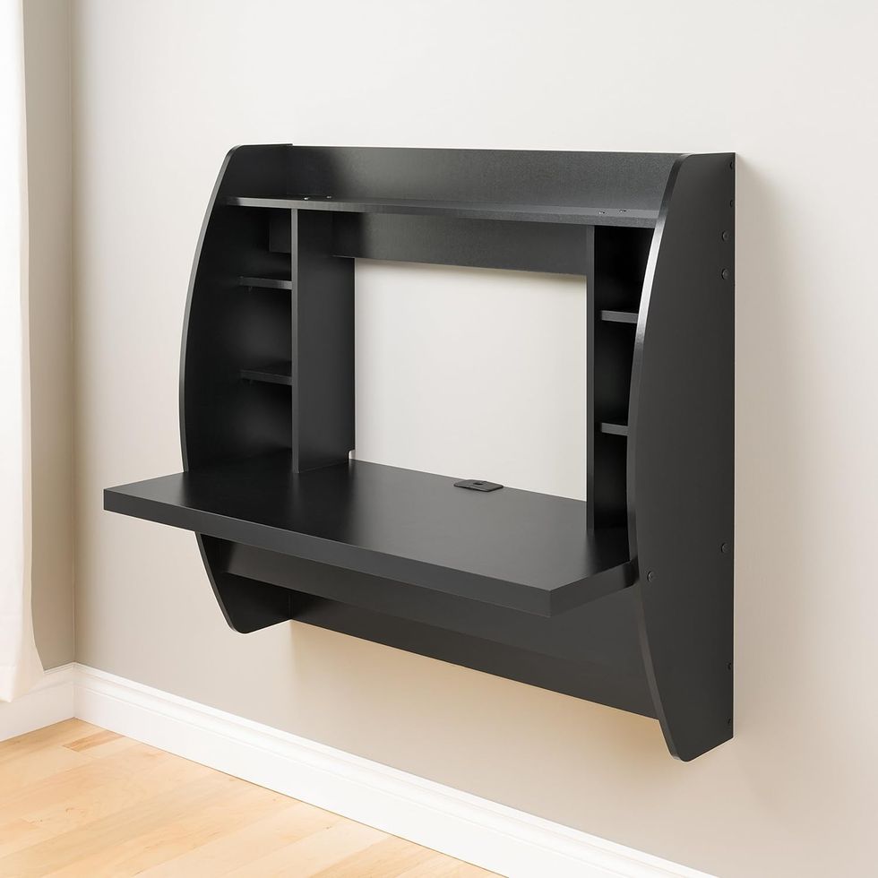Prepac Floating Desk with Storage