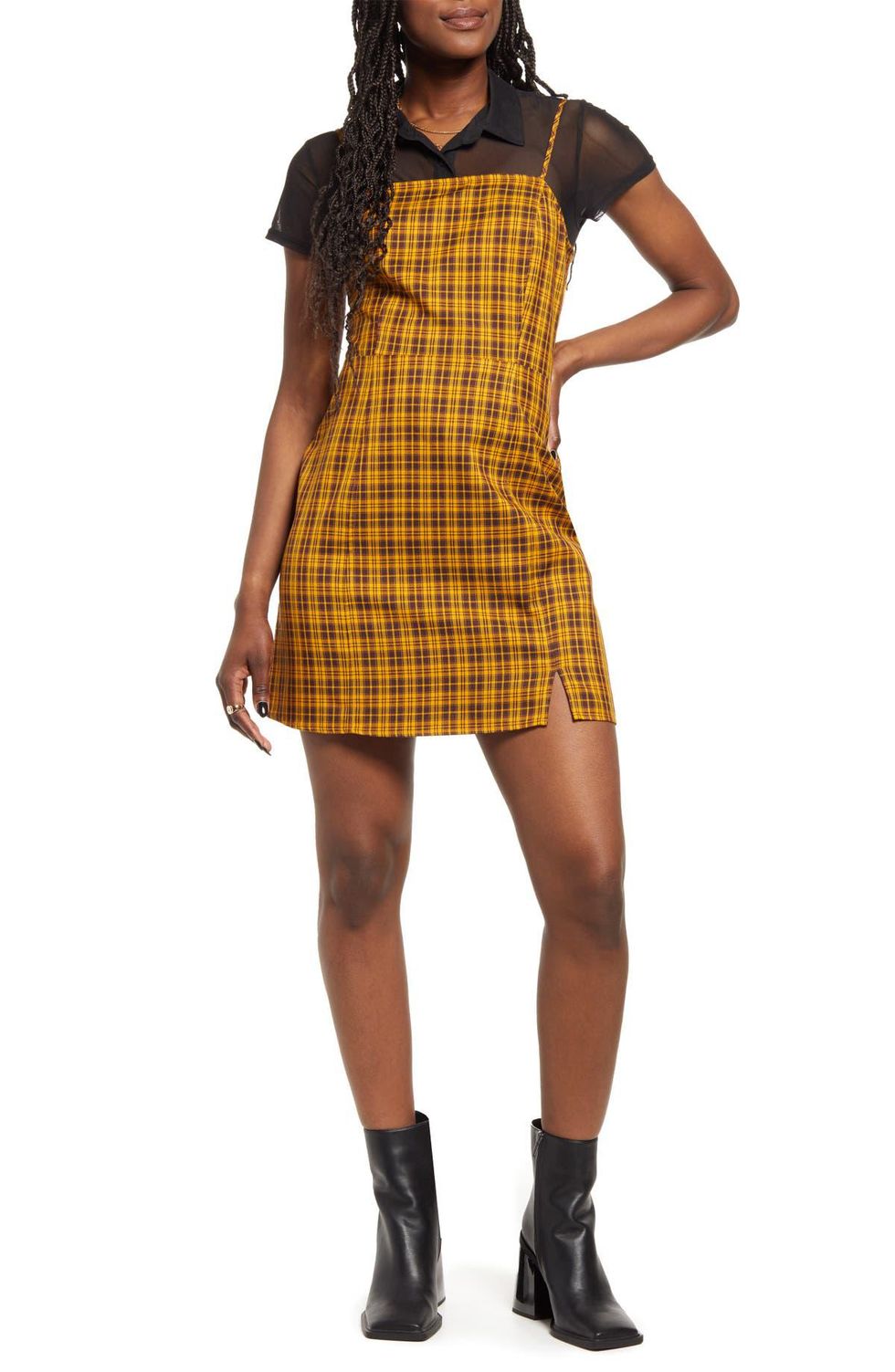 Preppy Woven Minidress