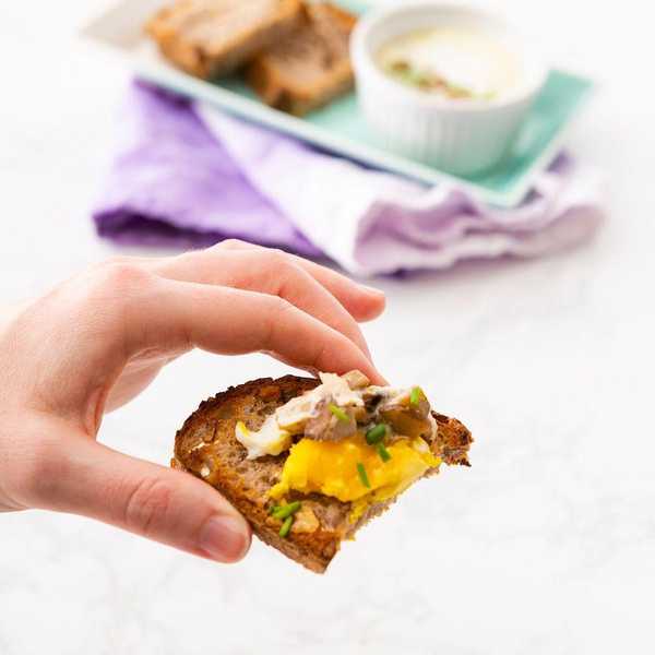 pressure cooked ramekin eggs easter dinner ideas