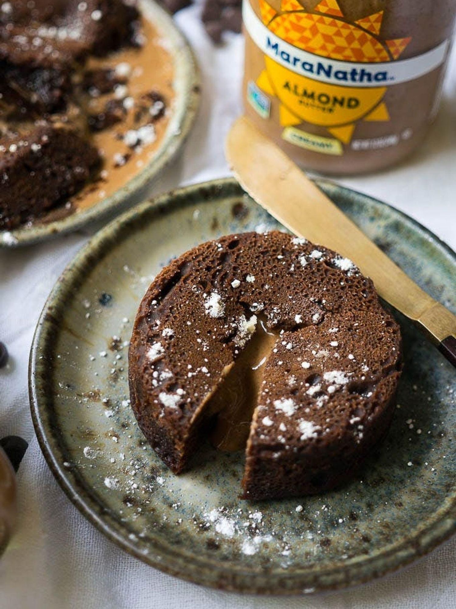 Pressure Cooker Almond Butter Lava Cakes