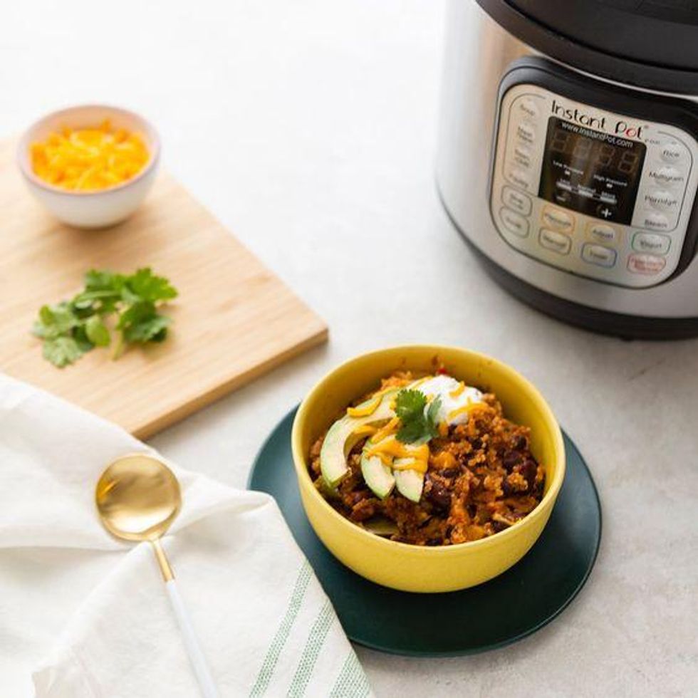 Pressure Cooker Vegetarian Chili