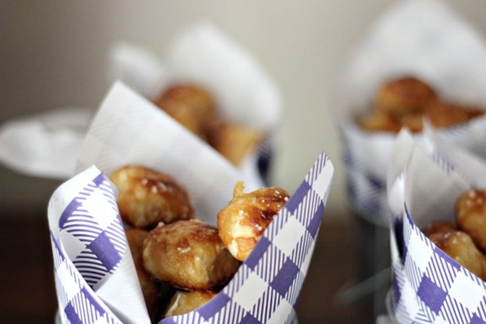 Pretzel Bites and Mustard