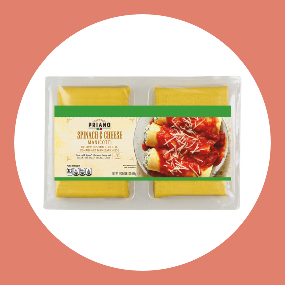 Priano Spinach & Cheese Manicotti