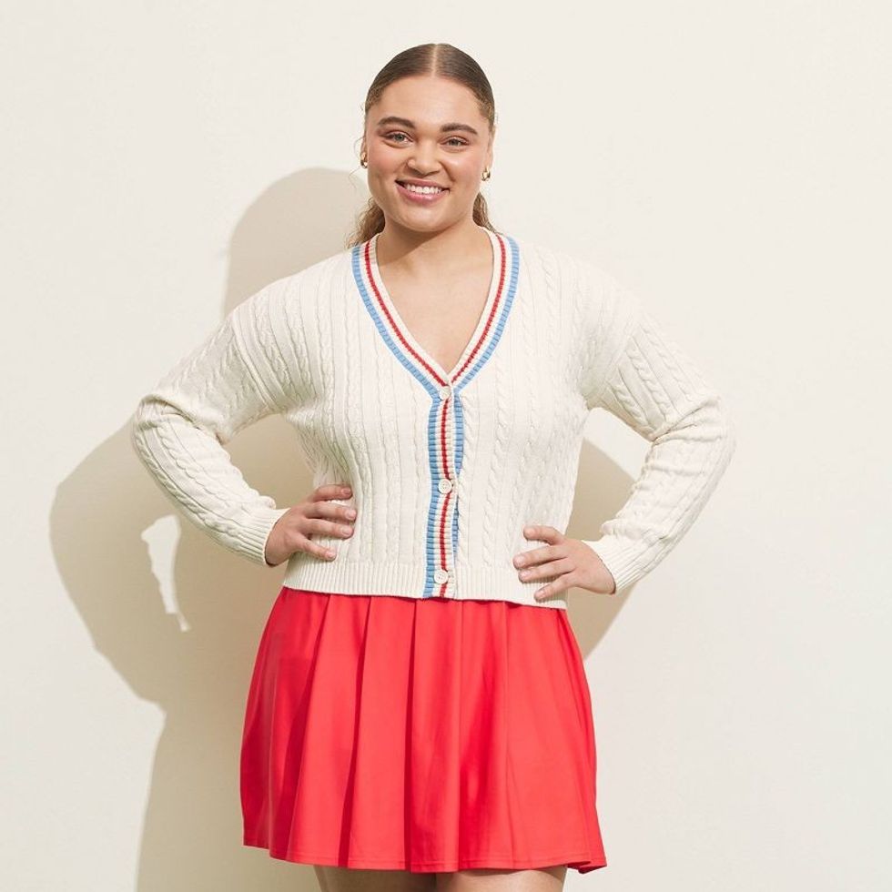 Prince Pickleball Women's Cable Knit Cardigan