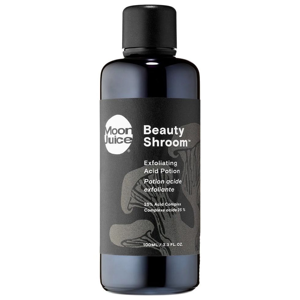 Product image featuring Moon Juice Beauty Shroom Exfoliating Potion.
