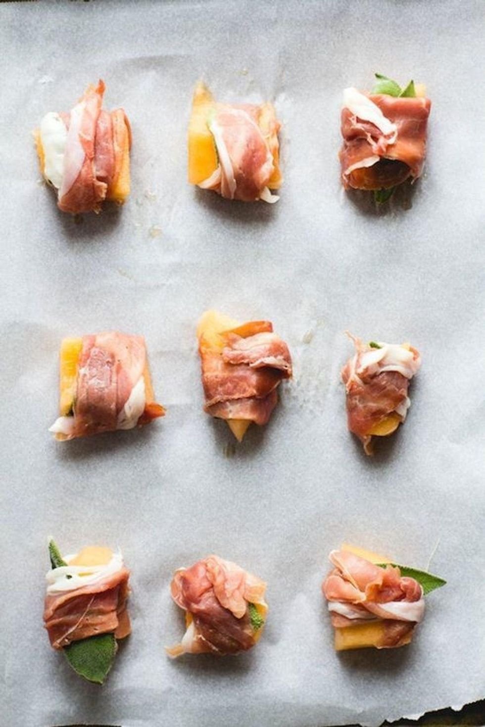 Prosciutto Wrapped Melon With Sage and Black Pepper Cookout Recipes