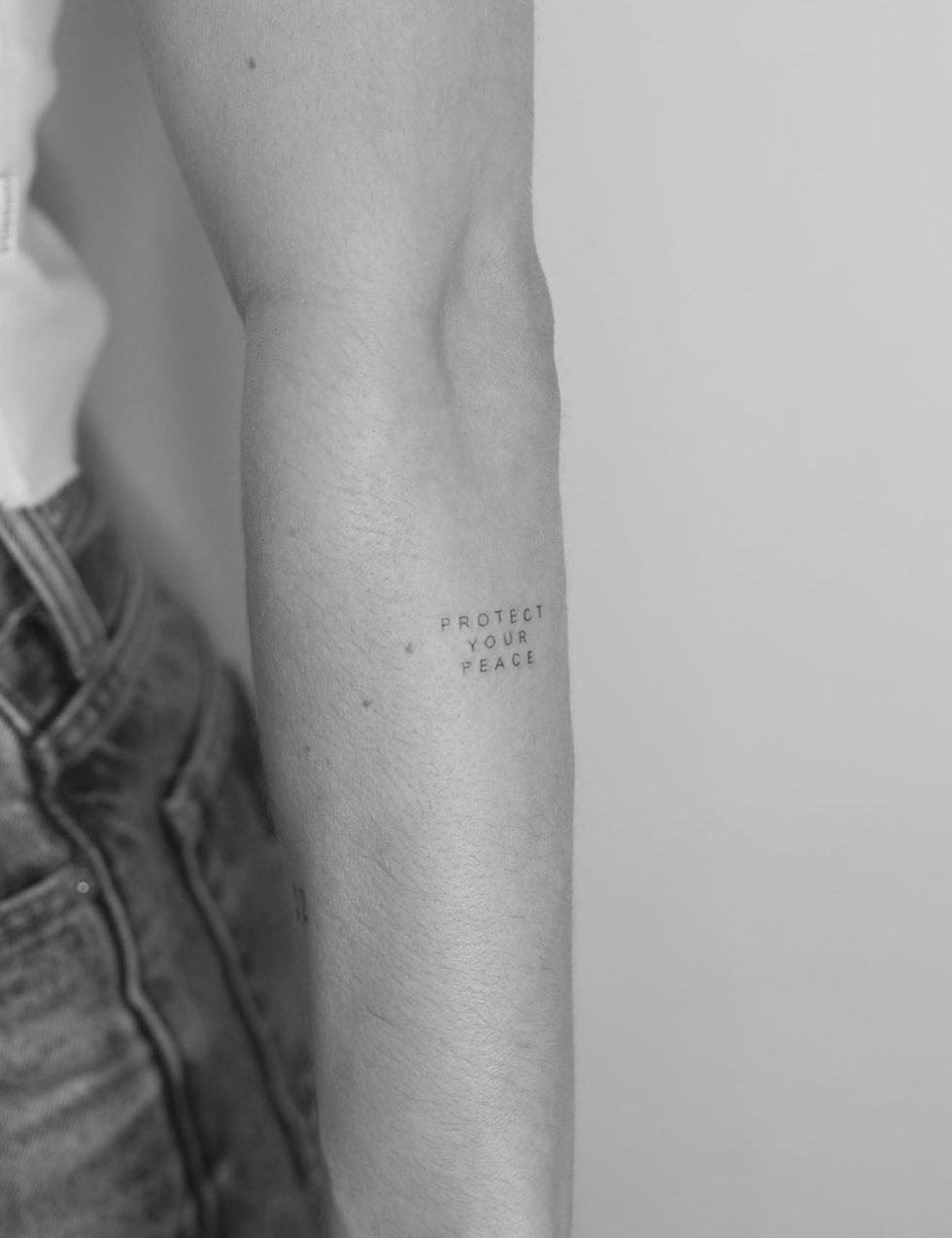 Protect Your Peace tattoo