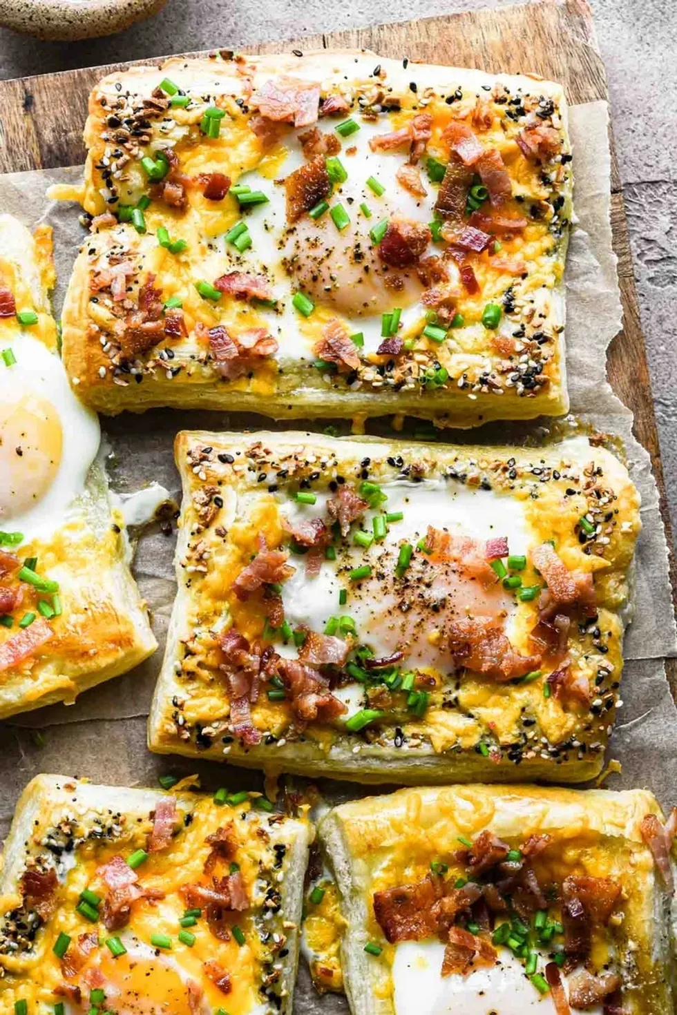 Puff Pastry Breakfast Egg Tarts