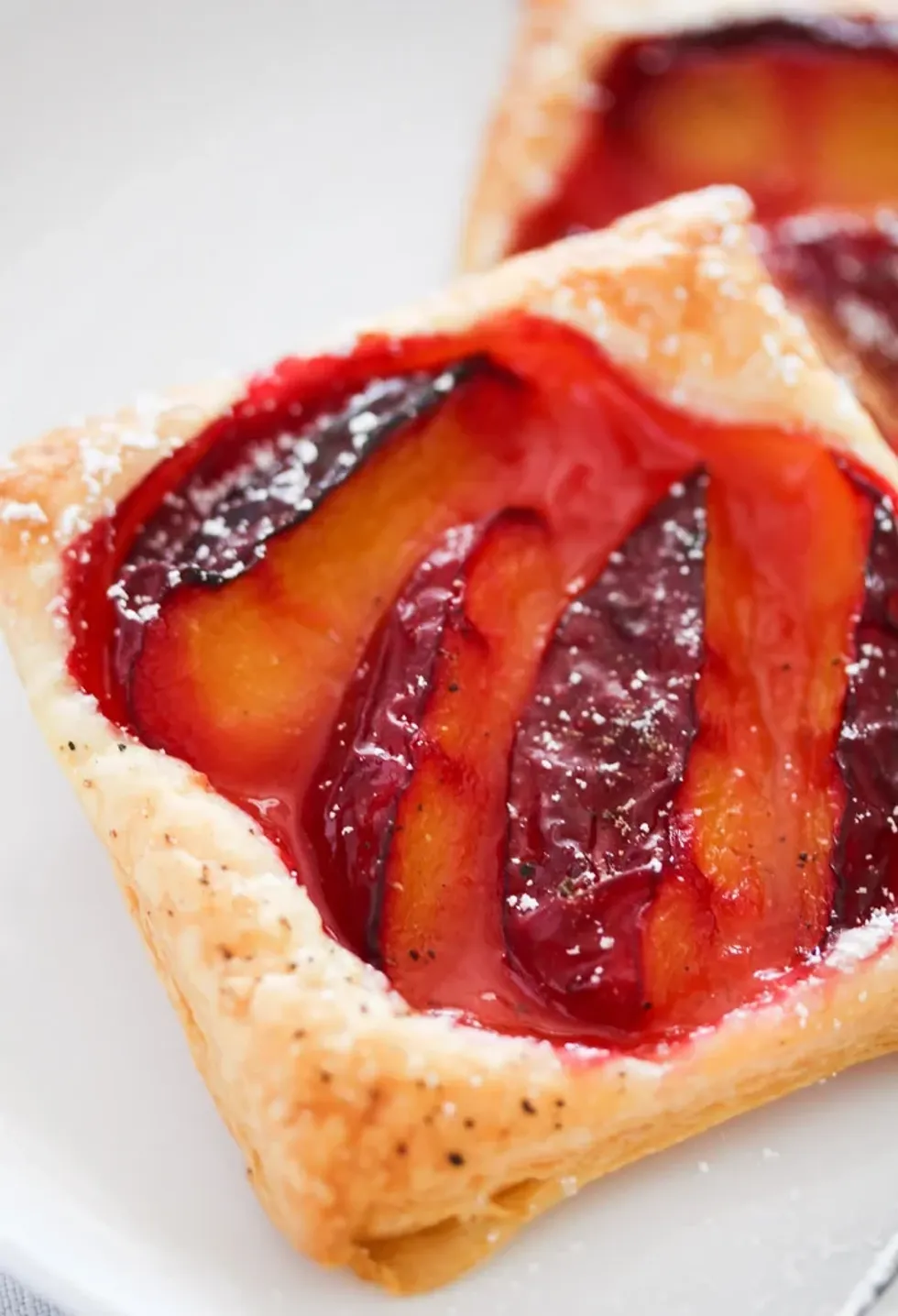 Puff Pastry Plum Tarts