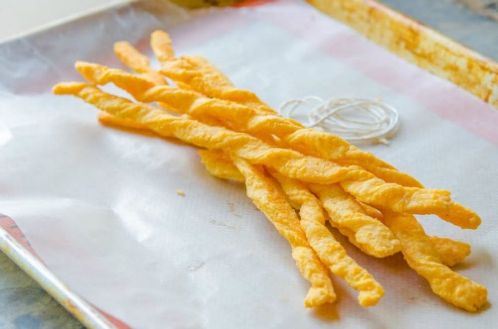 Puffed Cheddar Cheese Twists egg white recipes
