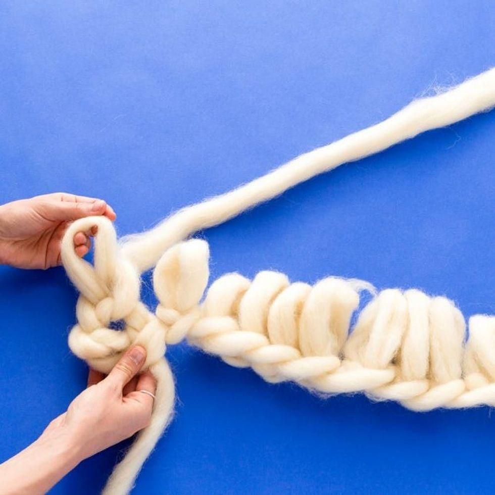 Master Cozy Hygge Blankets—No Knit Skills Needed! Brit + Co