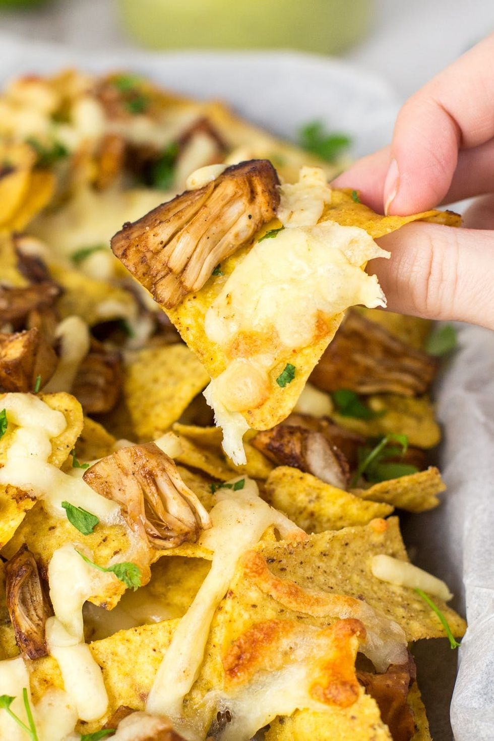 Pulled jackfruit nachos-10