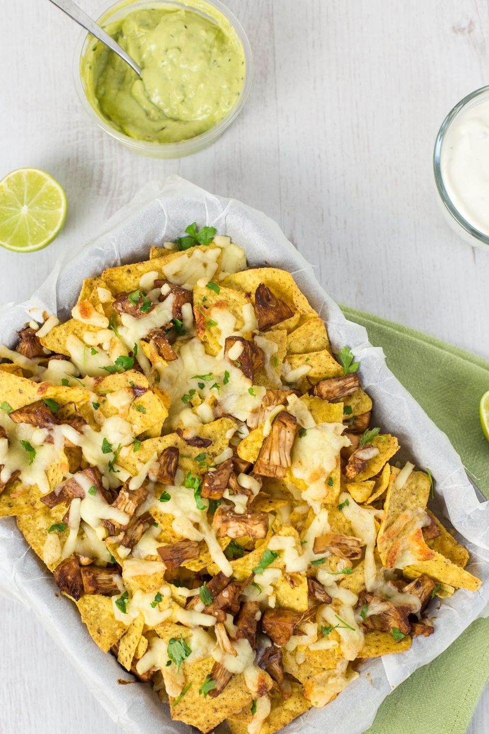 Pulled jackfruit nachos-12