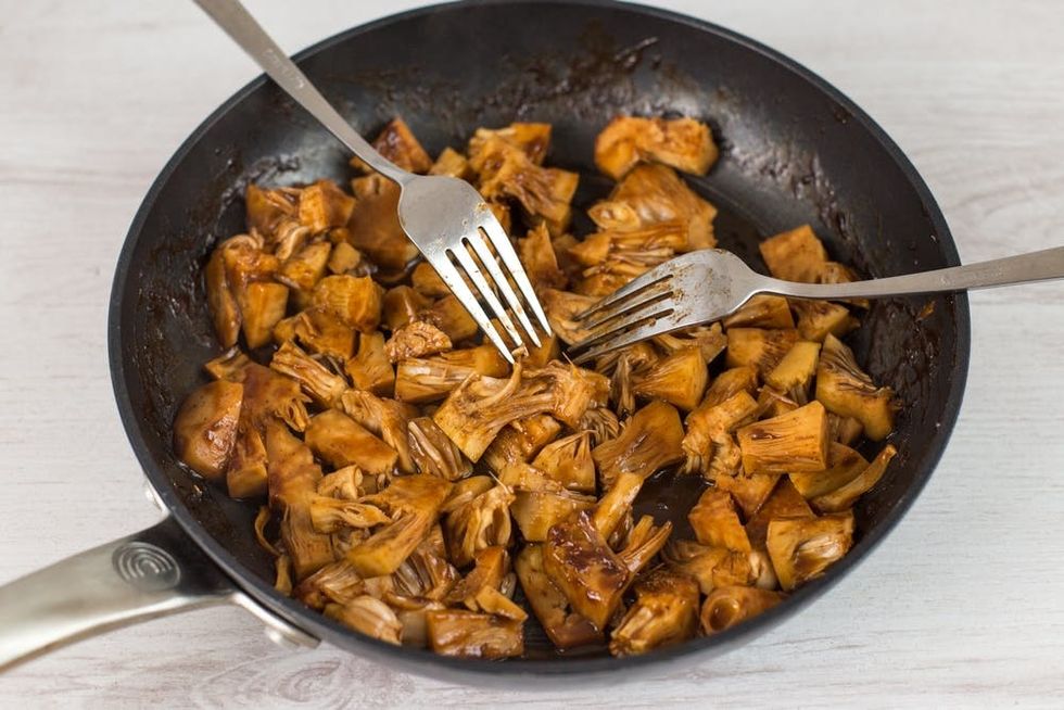 Pulled jackfruit nachos-3