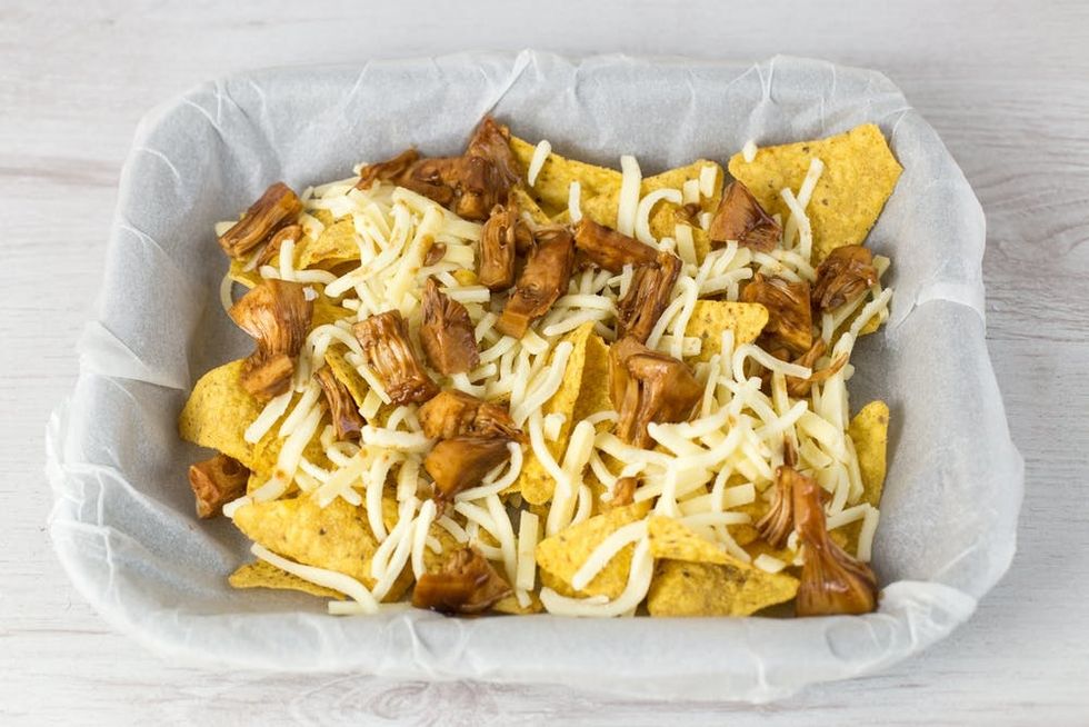 Pulled jackfruit nachos-4