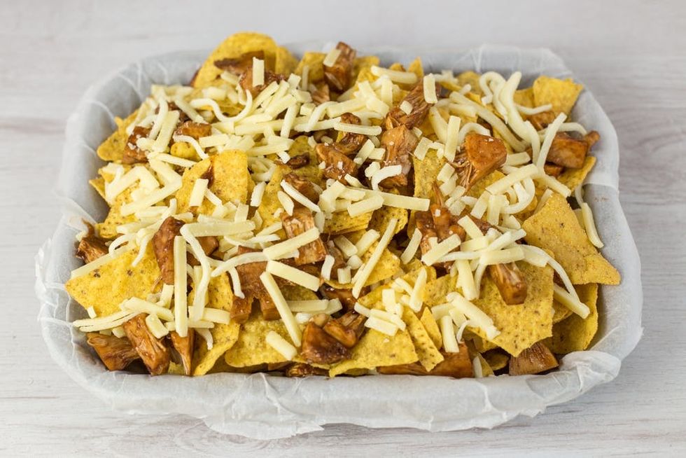 Pulled jackfruit nachos-5