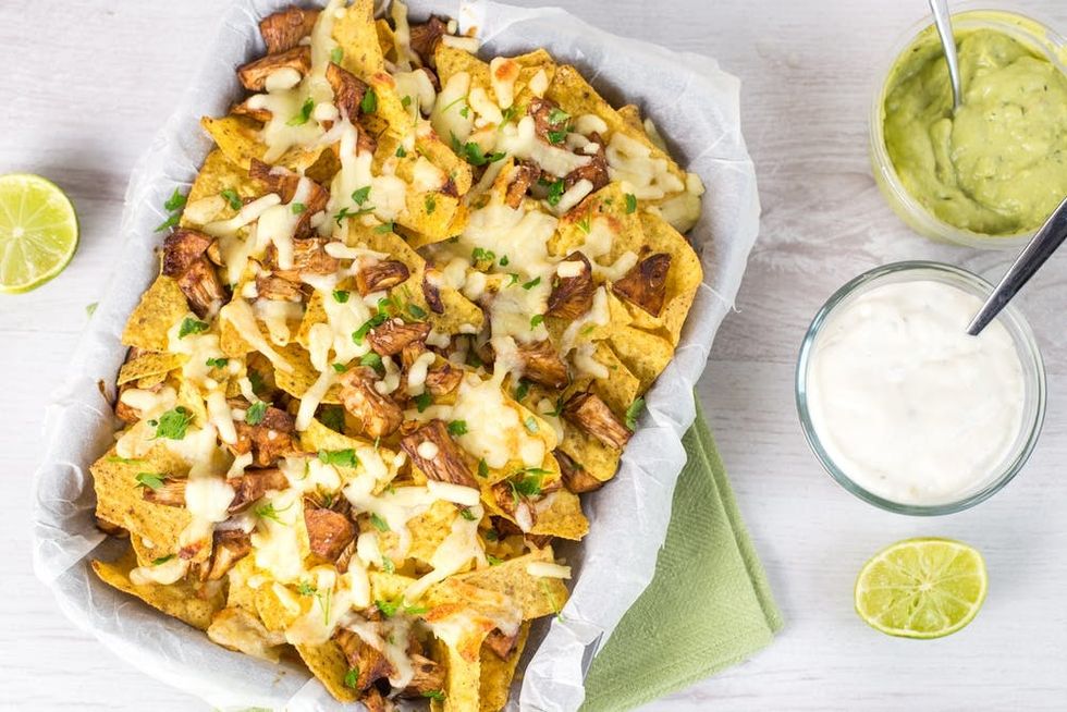 Pulled jackfruit nachos-6