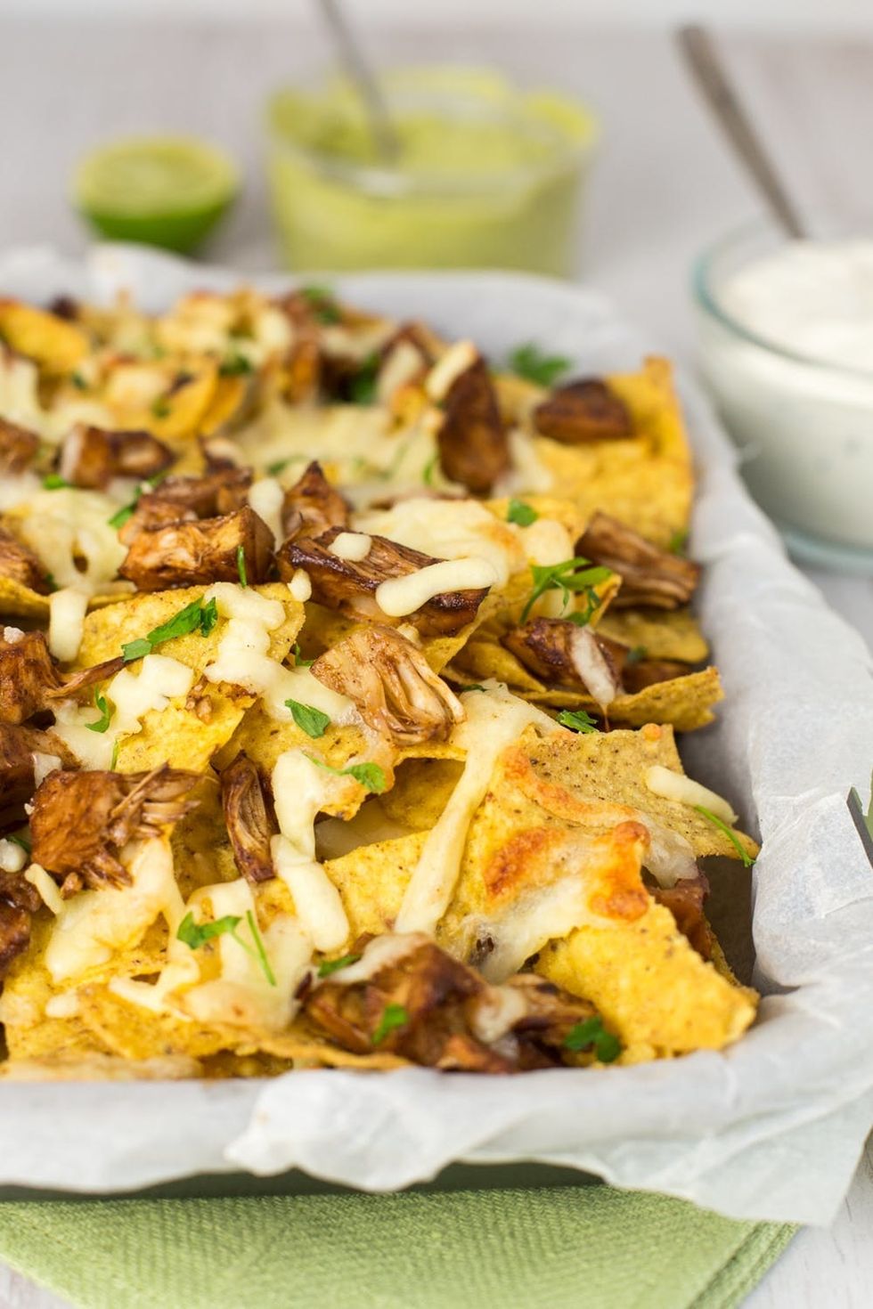 Pulled jackfruit nachos-8